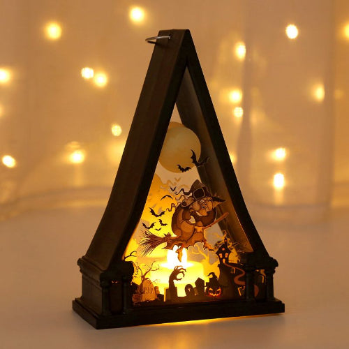 Triangle Halloween Cottage Vieille Femme