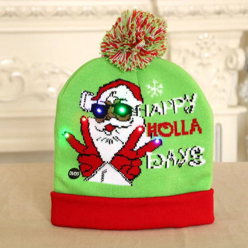 bonnet de Noël avec LED K