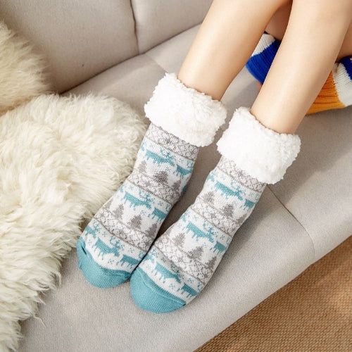 chaussette de Noël verte