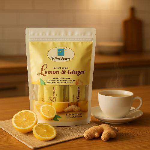 Boisson au gingembre et citron