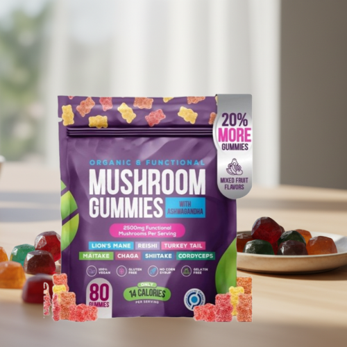 Bonbons gelifies champignons