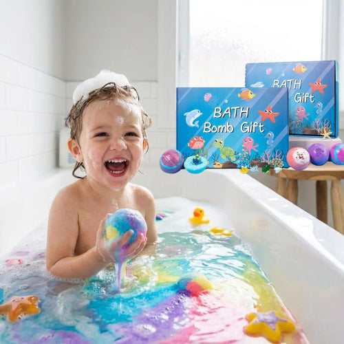 Boules de bain avec jouets pour enfants