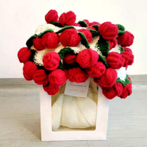 Bouquet de roses rouges 110 cm 68 fleurs