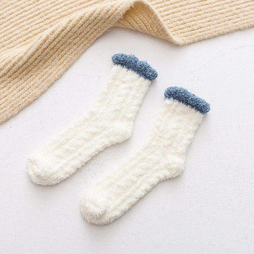 Chaussettes de nuit femme blanc