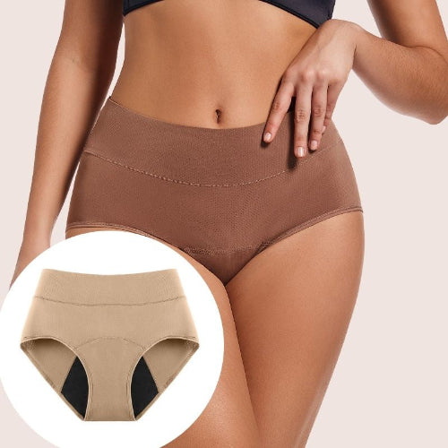 Culotte anti fuite respirant abricot