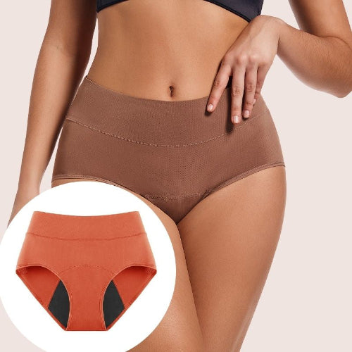 Culotte anti fuite respirant orange