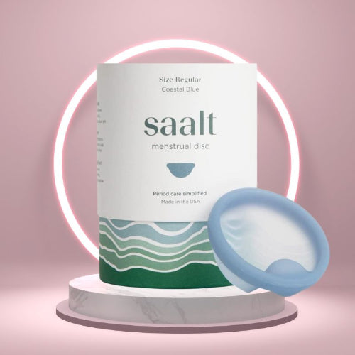 Disque menstruel BLEU