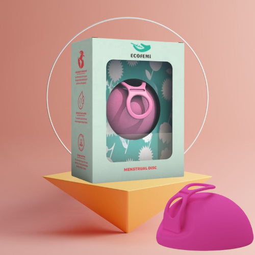 Disque menstruel rose