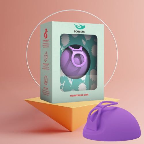 Disque menstruel violet