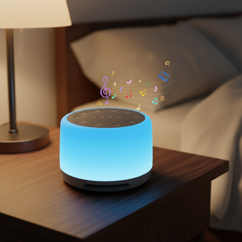 Machine a bruit blanc bleu