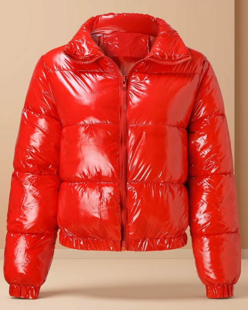blouson pour femme rouge orange