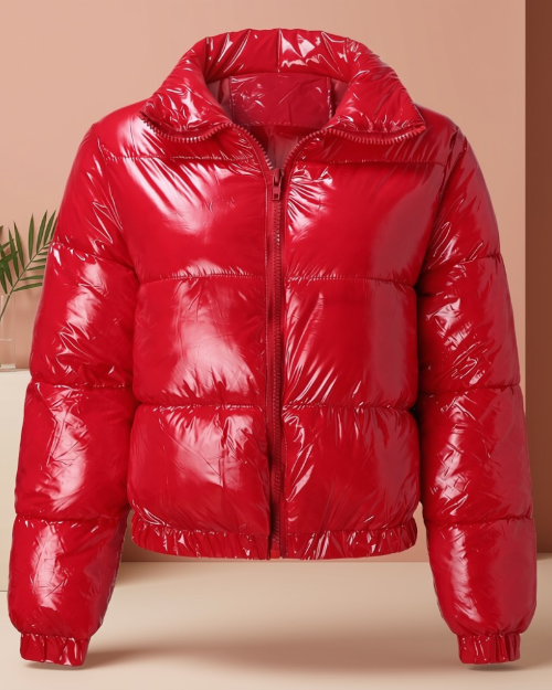 blouson pour femme rouge vif