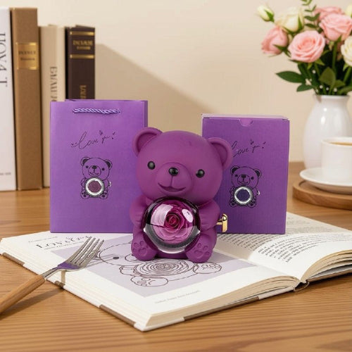 boite a bijoux violet