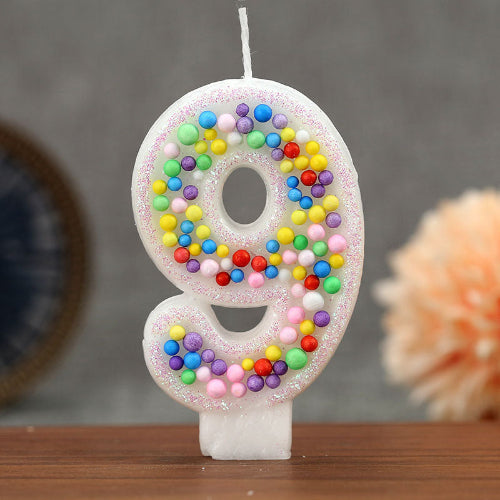 bougie anniversaire numérique neuf