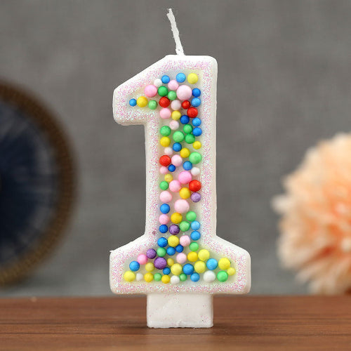 bougie anniversaire numeriques un