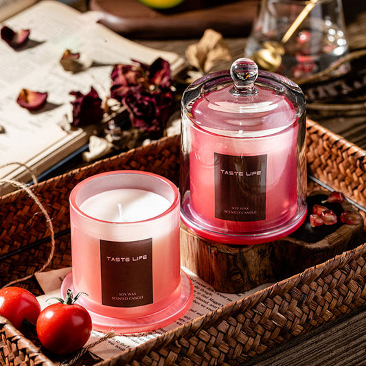 Bougie pot de verre | Bougie aromathérapie
