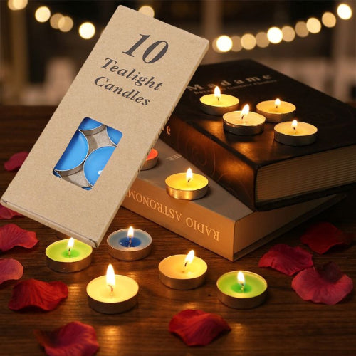 bougie de Noël bleue