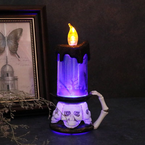 bougies halloween led lumineuse Bougie chat