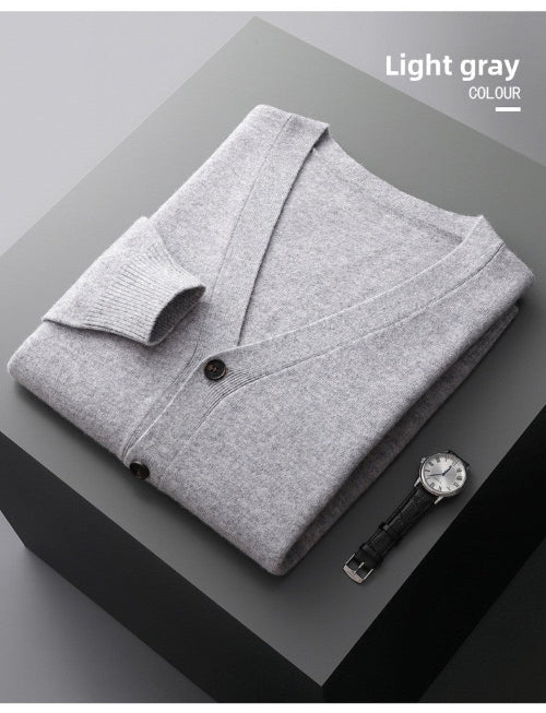 cardigan homme gris clair
