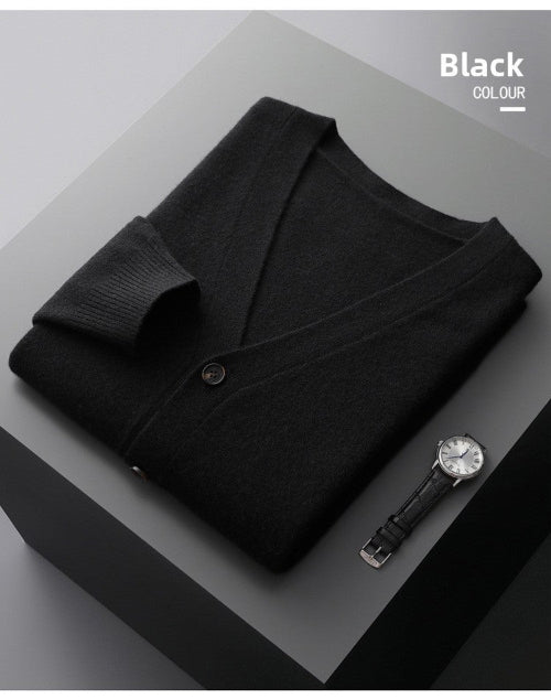 cardigan homme noir
