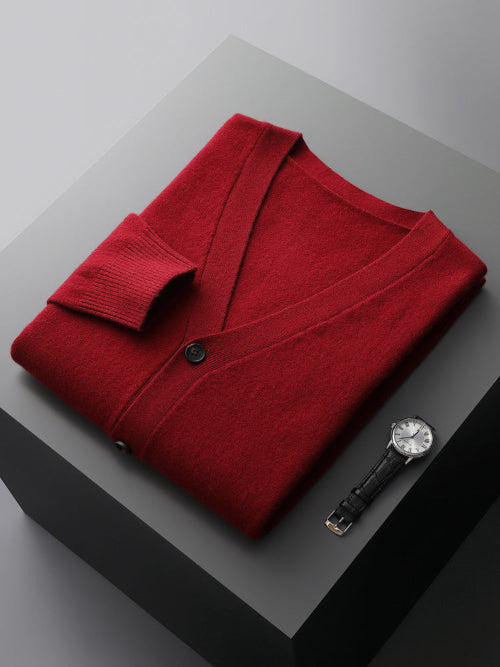 cardigan homme rouge