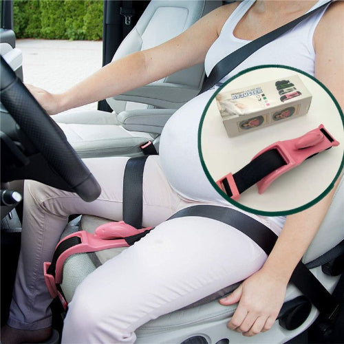 ceinture de securite femme enceinte rose