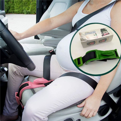 ceinture de securite femme enceinte vert