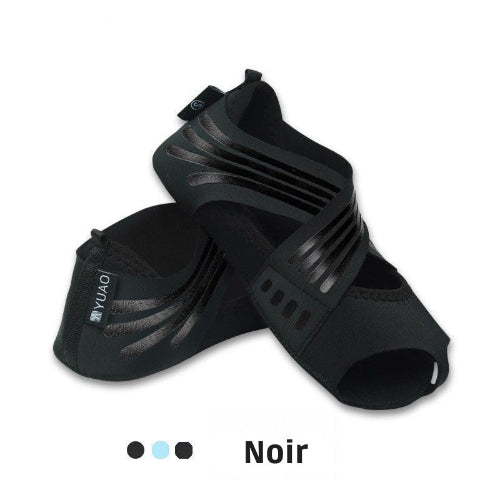 chaussure de yoga noir
