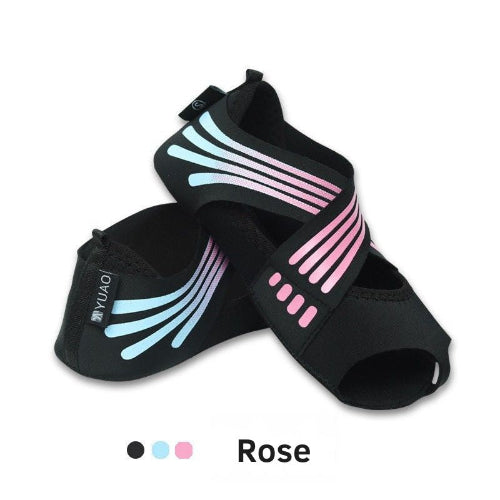 chaussure de yoga rose