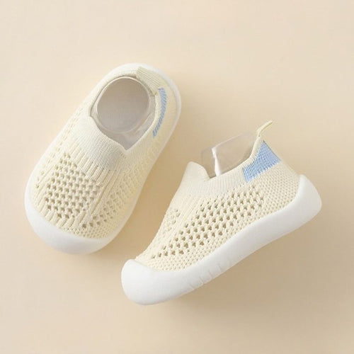 chaussure souple pour bébé jaune