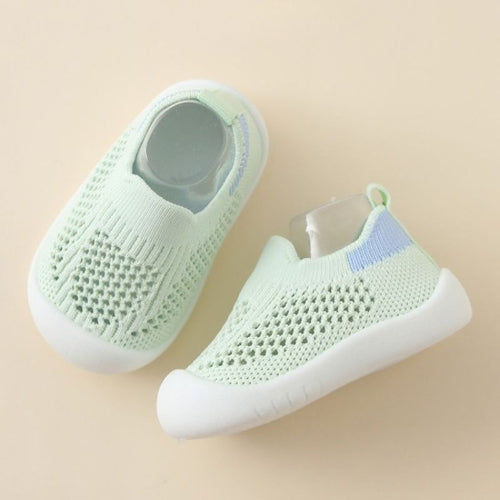 chaussure souple pour bébé vert