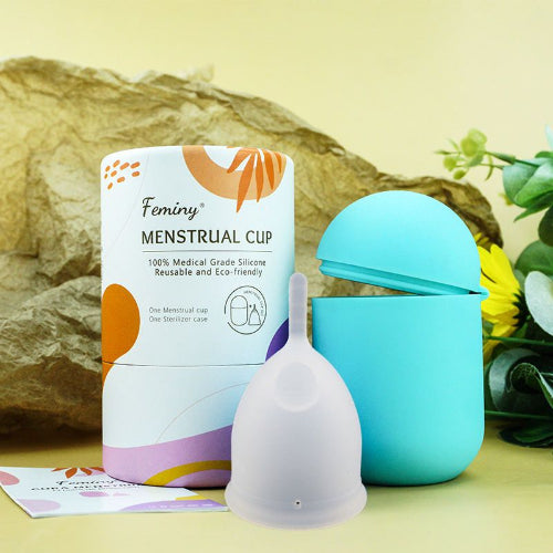 coupelle menstruelle blanc