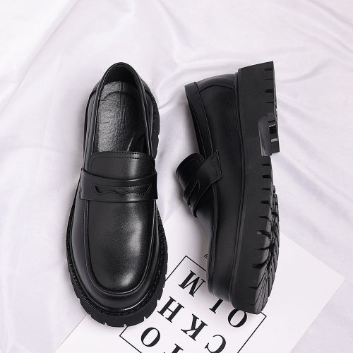 mocassins homme noir uni