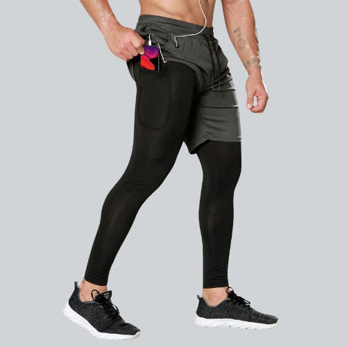 pantalon sporthomme gris