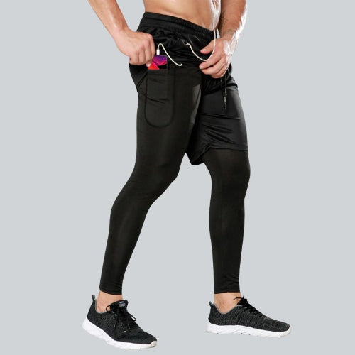 pantalon sport homme noir