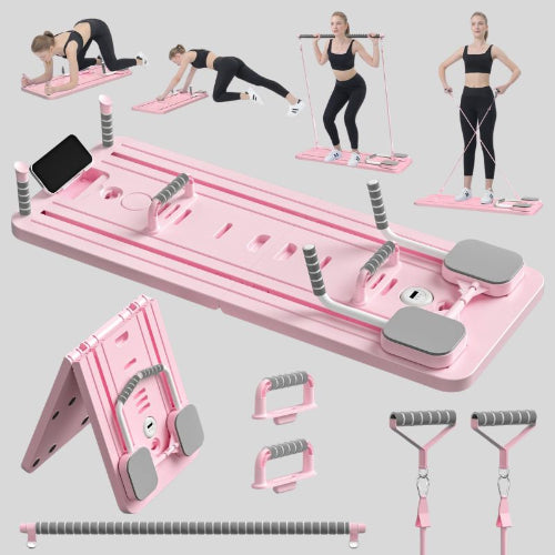 planche abdos rose