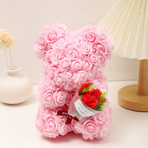 rose eternelle ours rose
