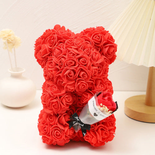 rose eternelle ours rouge