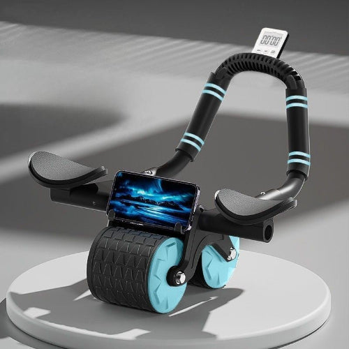 roue abdo bleu noir