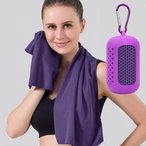 serviette sport violet