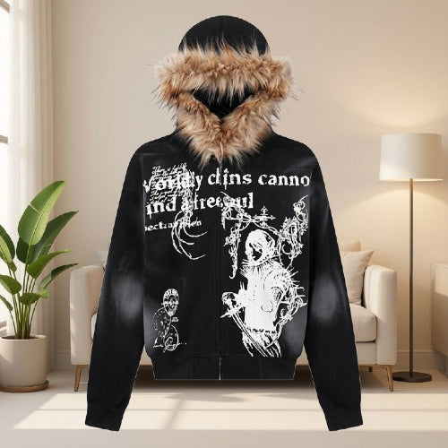 sweat a capuche noir